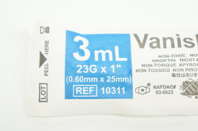 VanishPoint 10311 Syringe 3ml 23G x 1inch